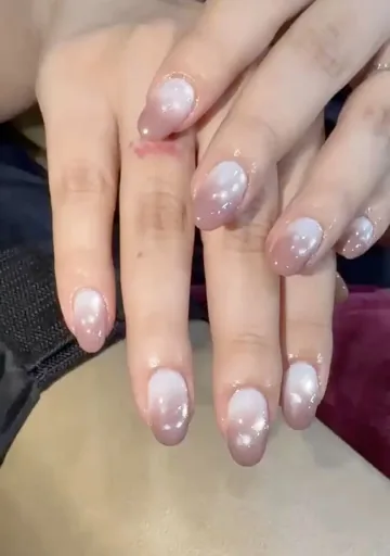 다낭 LENA 네일 샴페인 글리터